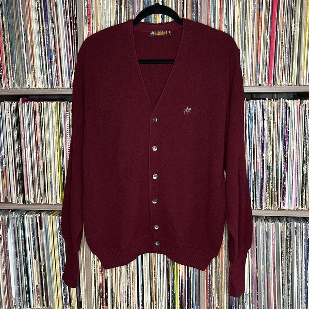 Like New Vintage Saddlebred Grandpa Cardigan in Size Medium